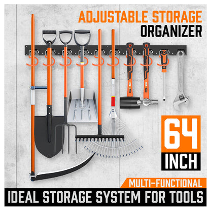 Wall Mount Tool Hanger Garden Storage