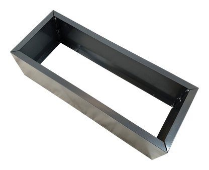 garden supplies grey metal planter small 
